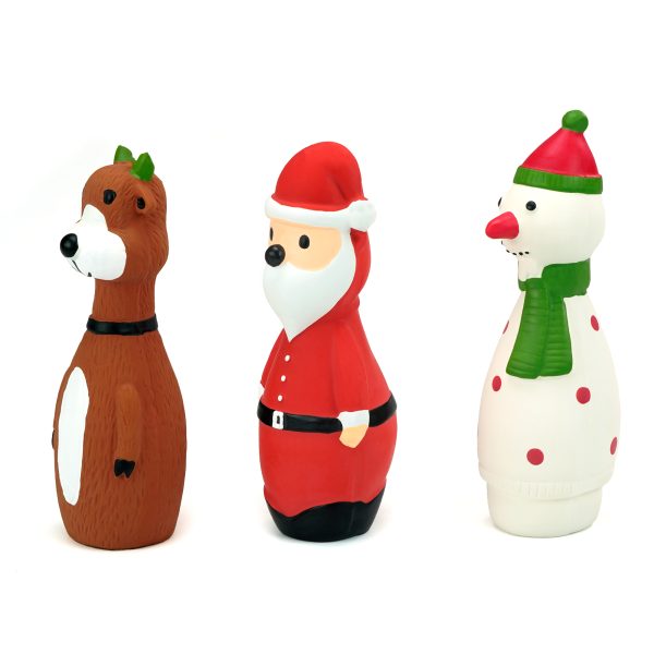Chiwava 3 Pack Small Christmas Dog Toys - Image 3