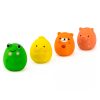 Chiwava 4 Pack 2.4 Inch Squeaky Latex Puppy Toy Funny Animal Sets – Image 10