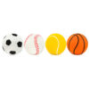 Chiwava 4 Pack 2.4 Inch Squeaky Latex Rubber Dog Toy Balls – Bild 8