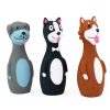 Chiwava 3 Pack 5.7 Inch Squeaky Latex Dog Toys Standing Stick Dog - Image 8