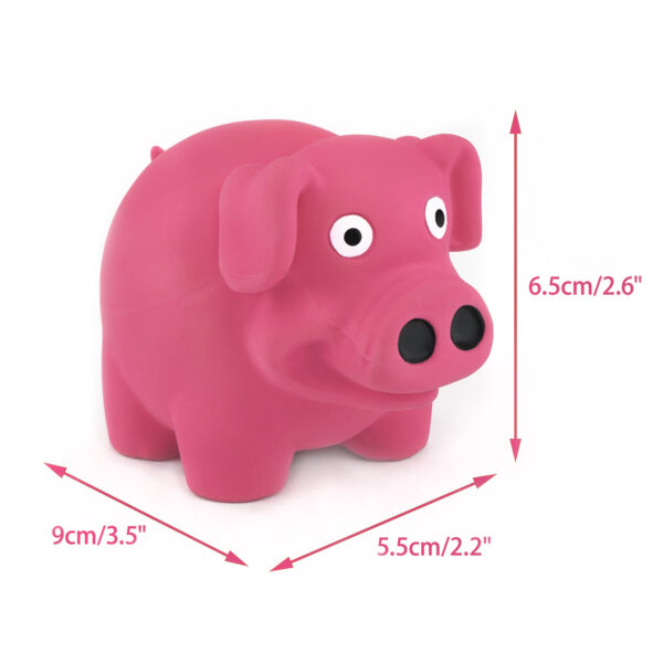 Chiwava 3 Pack 3.1'' Squeak Latex Puppy Toy Lovely Standing Animal Sets - Image 3