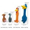 Chiwava 3 Pack 5.7 Inch Squeaky Latex Dog Toys Standing Stick Dog - Image 12
