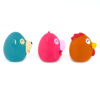Chiwava 3 Pack 2.6 Inch Squeaky Latex Toys Cute Animals Face – Image 11