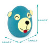 Chiwava 3 Pack 2.6 Inch Squeaky Latex Toys Cute Animals Face – Image 3