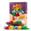 Chiwava 36PCS 4.1 Pouces Furry Chat Jouet Souris Hochet Petite Souris