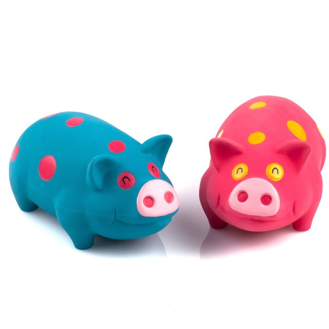 Chiwava 2 Pack Grunt Pig Dog Toys