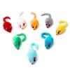 Chiwava 36PCS 4.1 Inch Furry Cat Toy Mice Rattle Small Mouse – Image 8
