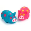 Chiwava 2 Pack Large Grunt Pig Dog Toys Assorted Color - 画像 (2)