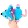 Chiwava 2 Pack Catnip Plush Cat Toys Mouse with bell - Imagen 2