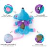 Chiwava 2 Pack Catnip Plush Cat Toys Mouse with bell - Imagen 4