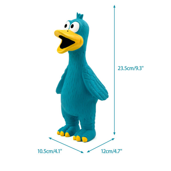Chiwava 2 Pack Squeaky Latex Dog Toys Standing Chicken Assorted Color - Image 2
