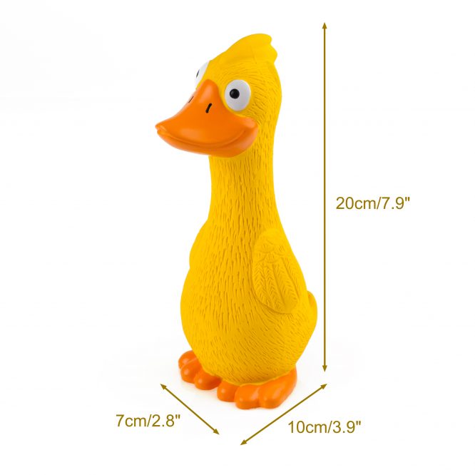 Chiwava 2 Pack Funny Squeaky Latex Dog Toys Yellow Duck Chiwava