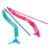 Chiwava 2PCS Retractable Cat Toy Wand Feather Interactive Cat Teaser - immagine 5