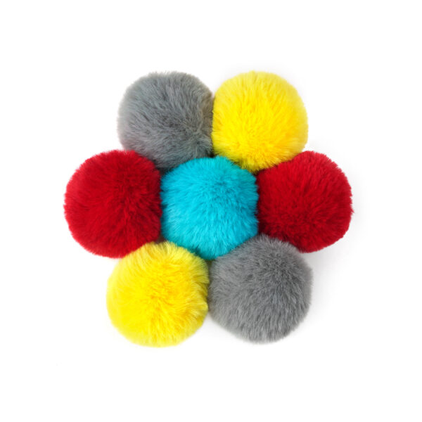 Chiwava Catnip Furry Cat Toys Ball – Bild 15