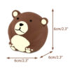 Chiwava 4 Pack Squeak Latex Dog Toy Funny Brown Bear Sets - Imagen 6