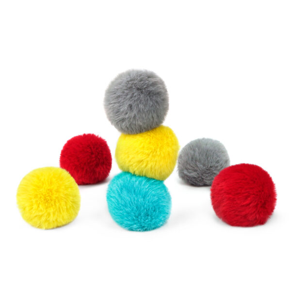 Chiwava Catnip Furry Cat Toys Ball – Bild 18