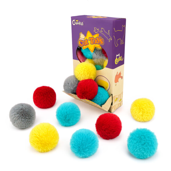 Chiwava Catnip Furry Cat Toys Ball – Bild 21