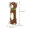 Chiwava 4 Pack Squeak Latex Dog Toy Funny Brown Bear Sets - Imagen 3