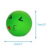 Chiwava 3 Pack 2.7'' Latex Squeaky Dog Toy Ball Smiley Face Round Balls – Image 8