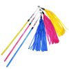 Chiwava 3 Pack Combination Tassel Cat Toy Wand with Bell Beads