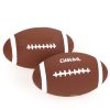 Chiwava 2 Pack 6" Jouets en latex pour chien balles Football Rugby