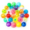 Chiwava 48 Pack Plastic Noisy Cat Toy Balls with Bell - Image 10