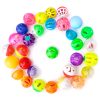 Chiwava 48 Pack Plastic Noisy Cat Toy Balls with Bell - Image 12