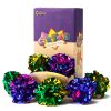 Chiwava Lot de 24 boules en mylar de 4,1 cm jouet pour chat boule froissée brillante