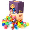 Chiwava 48 Pack Plastic Noisy Cat Toy Balls with Bell - Image 2