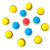 Chiwava 45 Pack 1.7 Inch Foam Cat Toys Ball Rainbow Color – Image 10
