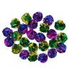 Chiwava 24 Pack 1.6 Inch Mylar Balls Cat Toy Shiny Crinkle Ball – Image 10