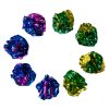 Chiwava 24 Pack 1.6 Inch Mylar Balls Cat Toy Shiny Crinkle Ball – Image 9