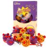 Chiwava 14PCS 1.6" Rope Rattle Mice with Bell Interactive Toys For Cats