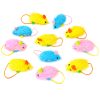 Chiwava 18PCS 2.8" Colorful Mice with catnip - Image 8