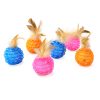 Chiwava 12PCS Feather Balls Interactive Toys For Cats - 图片 3