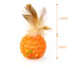 Chiwava 12PCS Feather Balls Interactive Toys For Cats - 图片 7