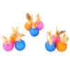 Chiwava 12PCS Feather Balls Interactive Toys For Cats - 图片 11