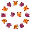 Chiwava 14PCS 1.6" Rope Rattle Mice with Bell Interactive Toys For Cats - Image 10
