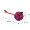 Chiwava 14PCS 1.6" Rope Rattle Mice with Bell Interactive Toys For Cats - Image 4
