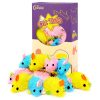 Chiwava 18PCS 2.8" Colorful Mice with catnip