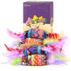 Chiwava 10PCS 8.6" Candy Balls with Feather For Cats