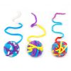 Chiwava 6 Pack 20" Woolen Yarn Cat Toy Balls with Bell Kitten Interactive Toys – Image 8