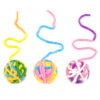 Chiwava 6 Pack 20" Woolen Yarn Cat Toy Balls with Bell Kitten Interactive Toys – Image 5
