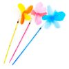 Chiwava 3 Paquete de 25 "de plumas de colores Cat Teaser varita con Bell