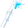 Chiwava 3 Pack 25" Colorful Feather Cat Teaser Wand with Bell - Imagen 2