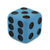 CHIWAVA 4 Pack 1.7" Squeaky Latex Dog Toys Dice - 画像 (2)
