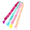 Chiwava 4 Pack 43" Long Plush Cat Toy Wand Feather Cat Teaser Wand with Catnip Bell – Image 13