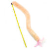 Chiwava 4 Pack 43" Long Plush Cat Toy Wand Feather Cat Teaser Wand with Catnip Bell – Image 2