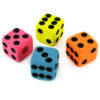 CHIWAVA 4 Pack 1.7" Squeaky Latex Dog Toys Dice - 画像 (7)