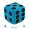 CHIWAVA 4 Pack 1.7" Squeaky Latex Dog Toys Dice - 画像 (6)